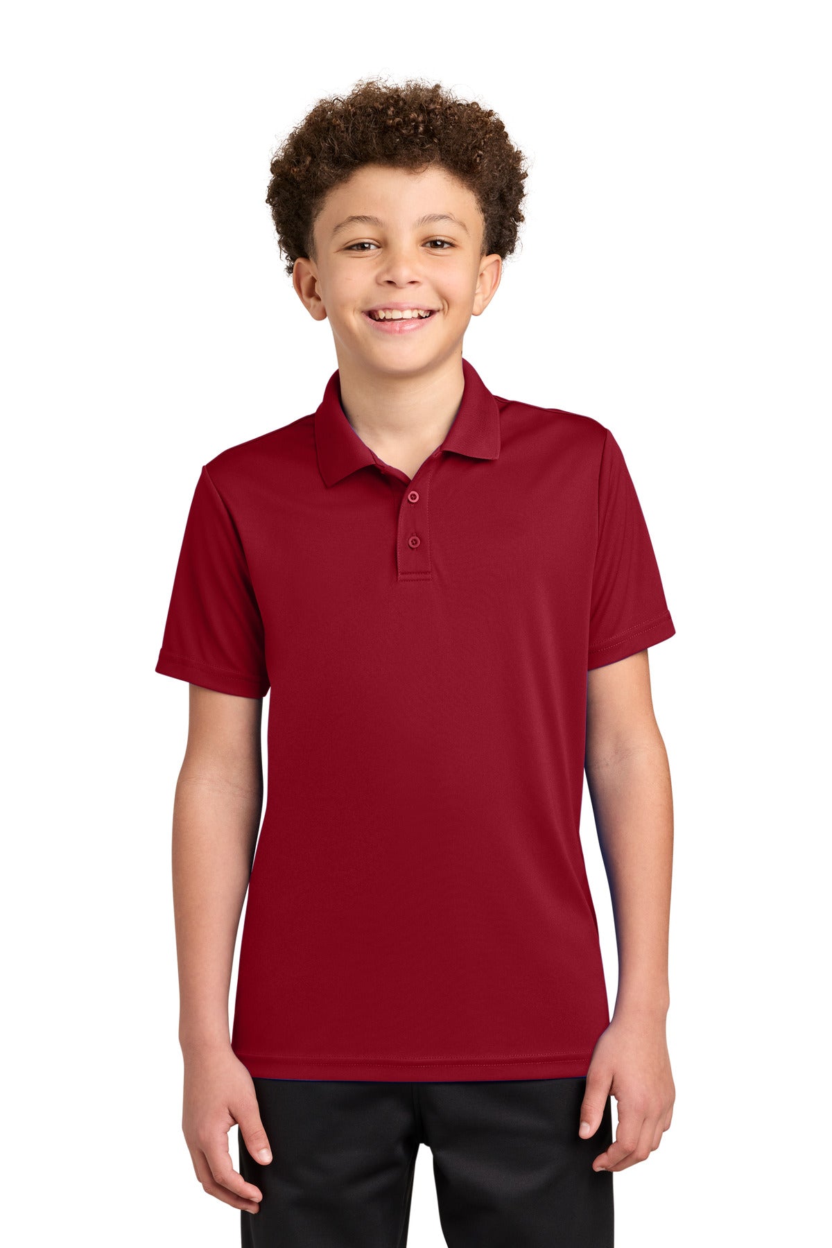 Sport-Tek Youth Competitor Polo YST550 Deep Red