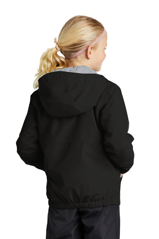 Sport-Tek Youth Waterproof Insulated Jacket YST56 Black
