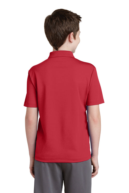 Sport-Tek Youth PosiCharge RacerMesh Polo. YST640 True Red