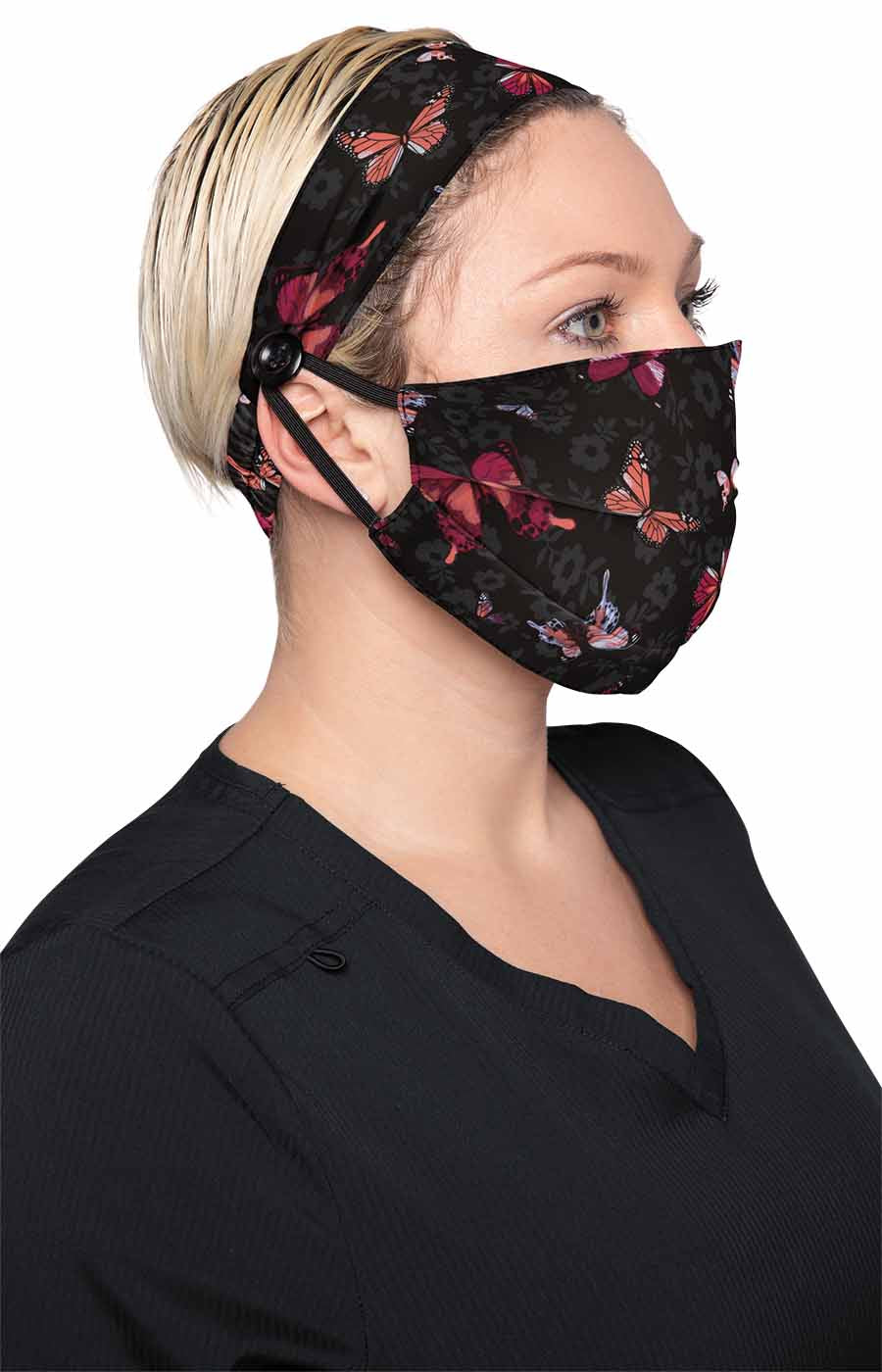 Basics A162 Fashion Mask + Headband Set Love Song