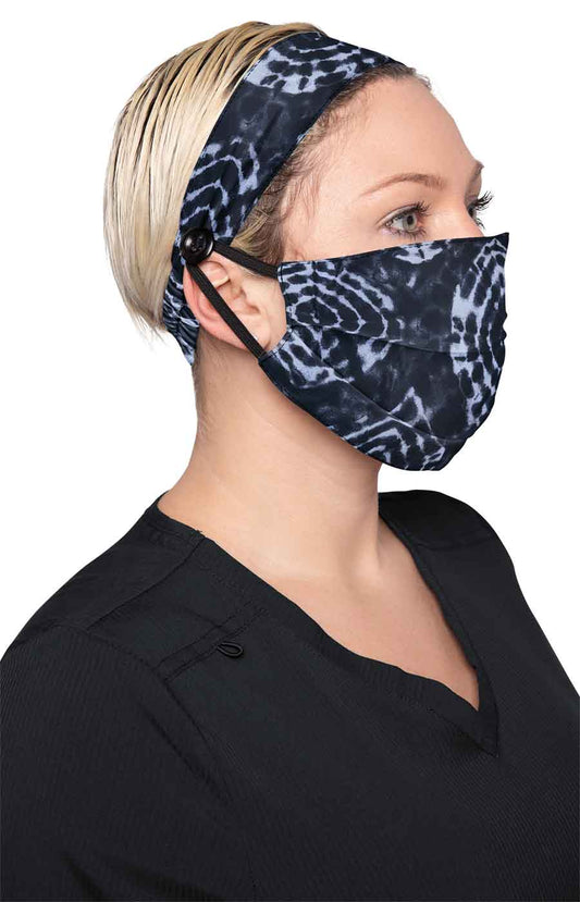 Classics A162 Fashion Mask + Headband Set Tribal Tie Dye
