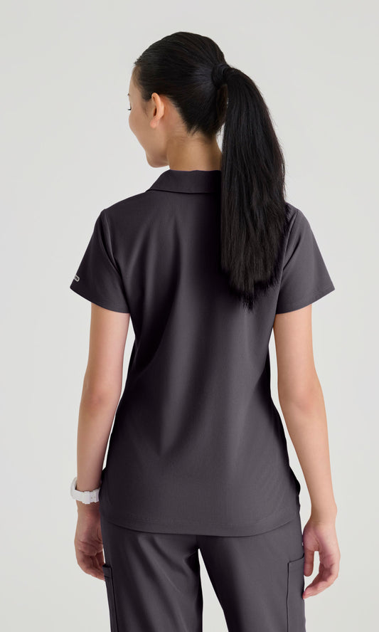 Skechers SKT302 Women's Honor Top in Pewter by Barco Model Image Back