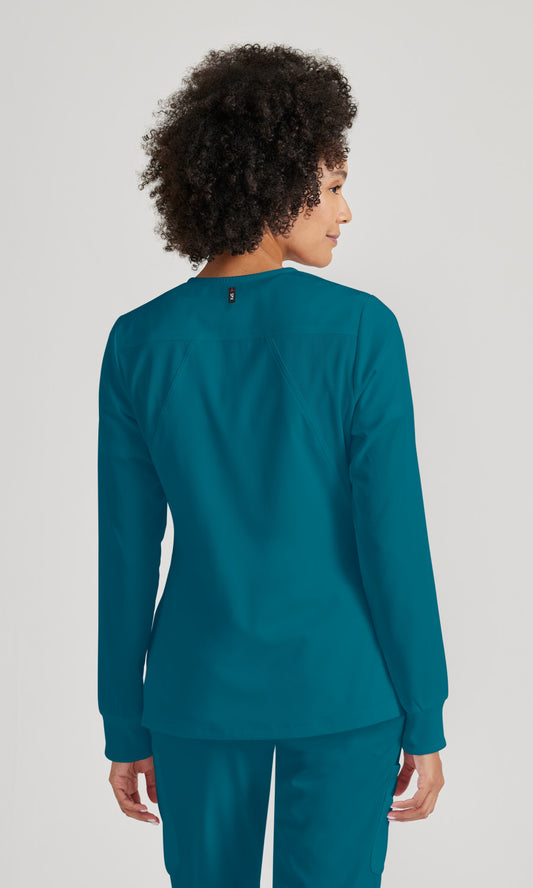 Grey's Anatomy Stretch GRSW873 Gianna Warmup Bahama