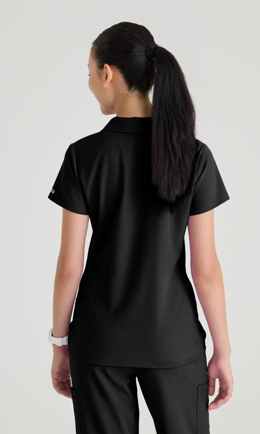 Skechers SKT302 Women's Honor Top in Black by Barco Model Image Back