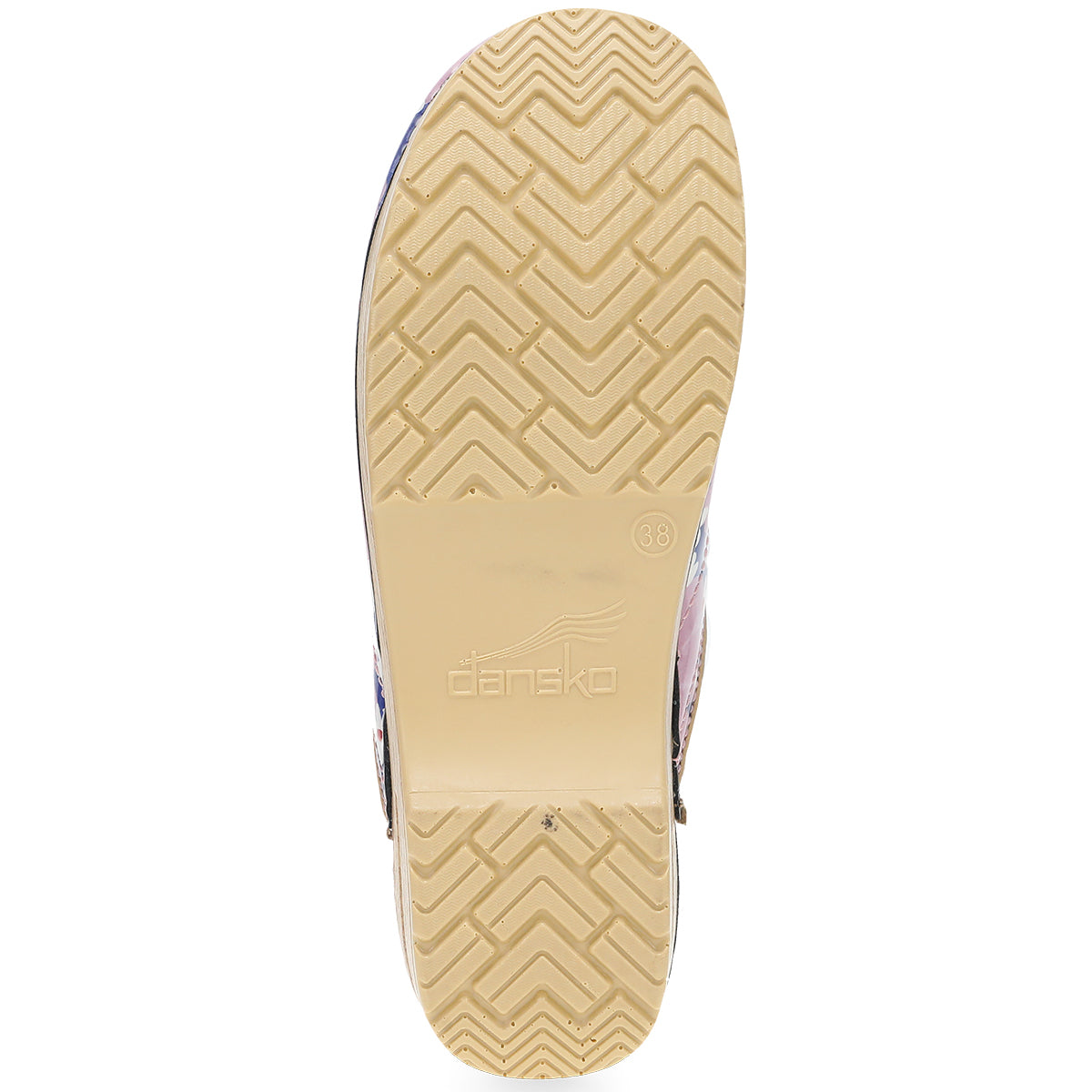 Dansko Professional Pink Bloom Patent Classic Clog