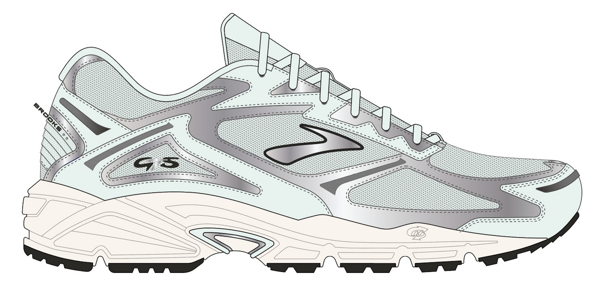Brooks Adrenaline GTS 4 PaleBlue/Eggnog/Silver