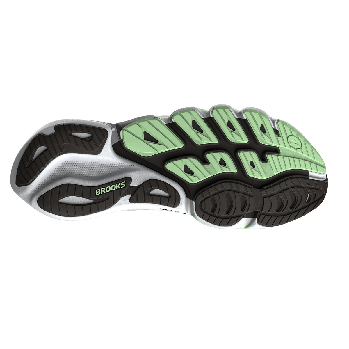 Brooks Men's Glycerin Flex 2 White/PatinaGreen/Black