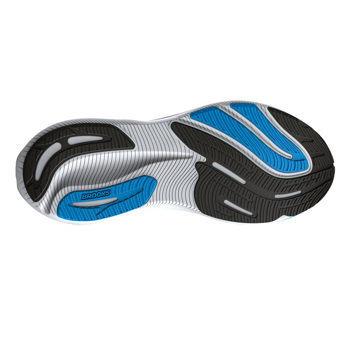 Brooks Men's Ghost 19 White/Blue/Blue