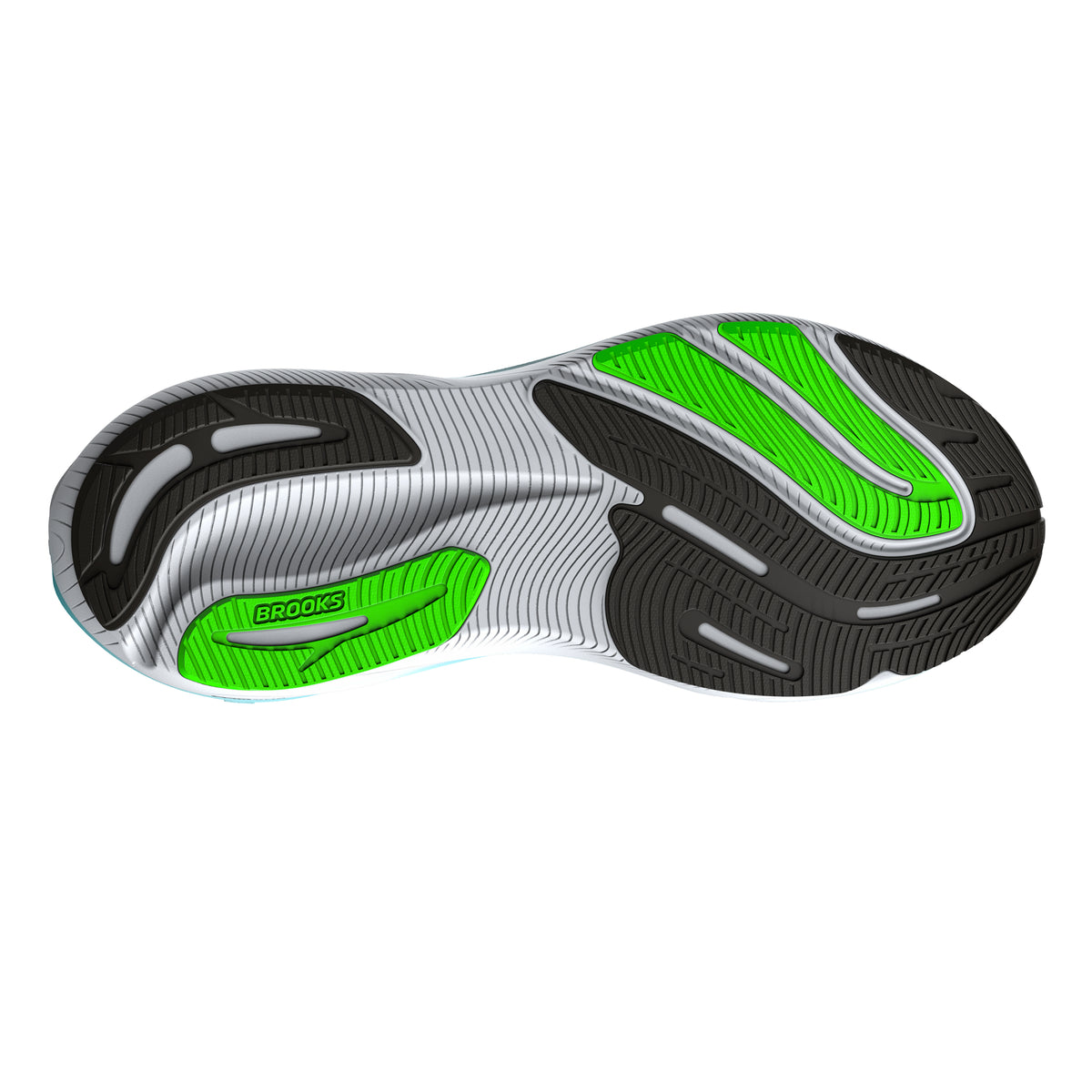 Brooks Men's Ghost 19 Saltwater/Gecko/Black