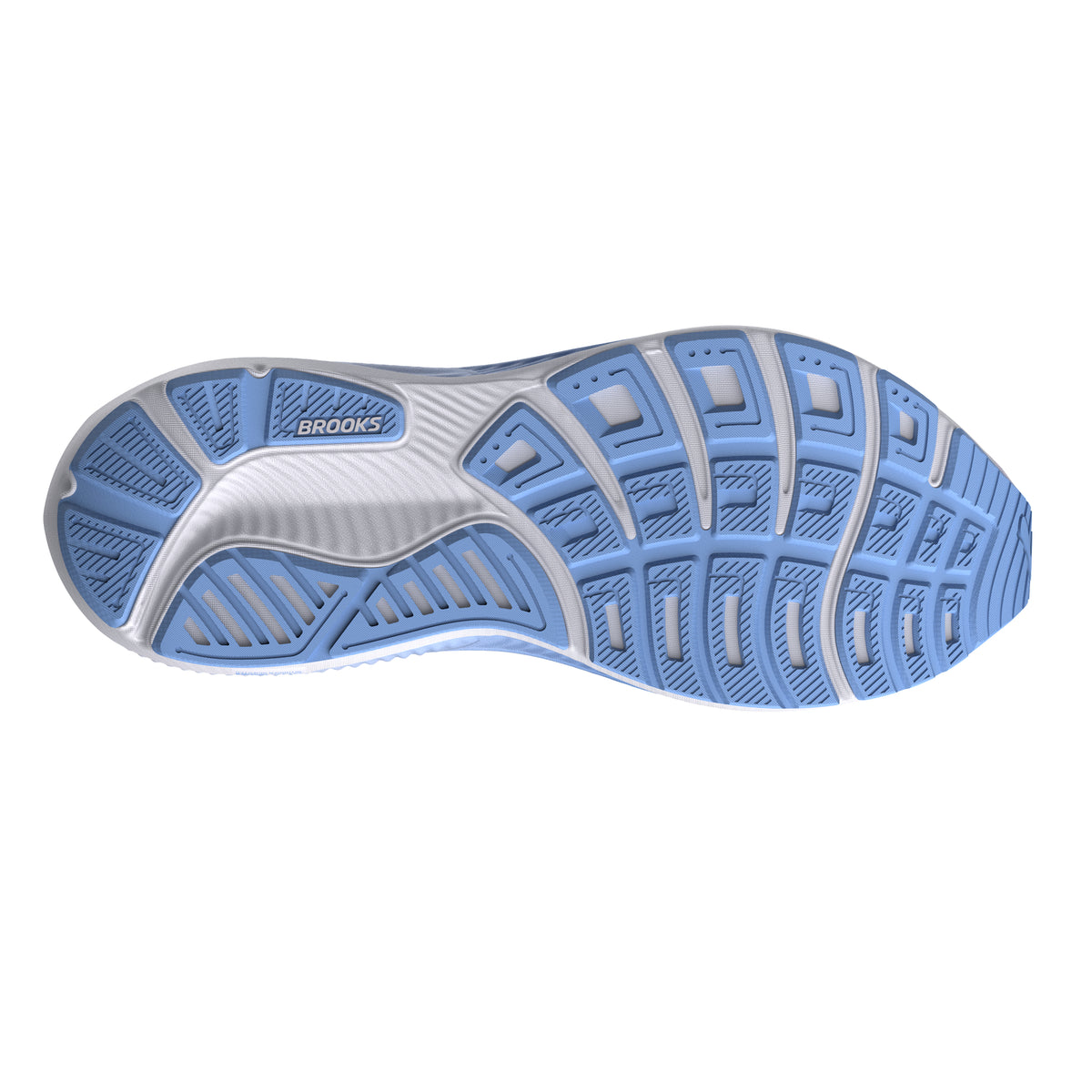 Brooks Women's Ghost 18 Silver/Cornflower/Bluewash