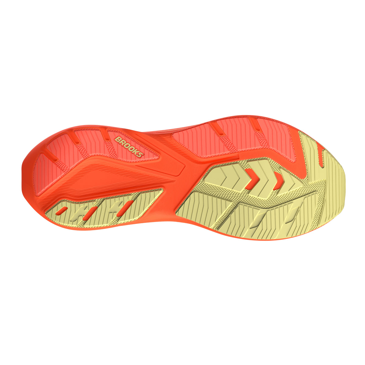 Brooks Women's Ghost Amp Yellow/Tofu/Flame