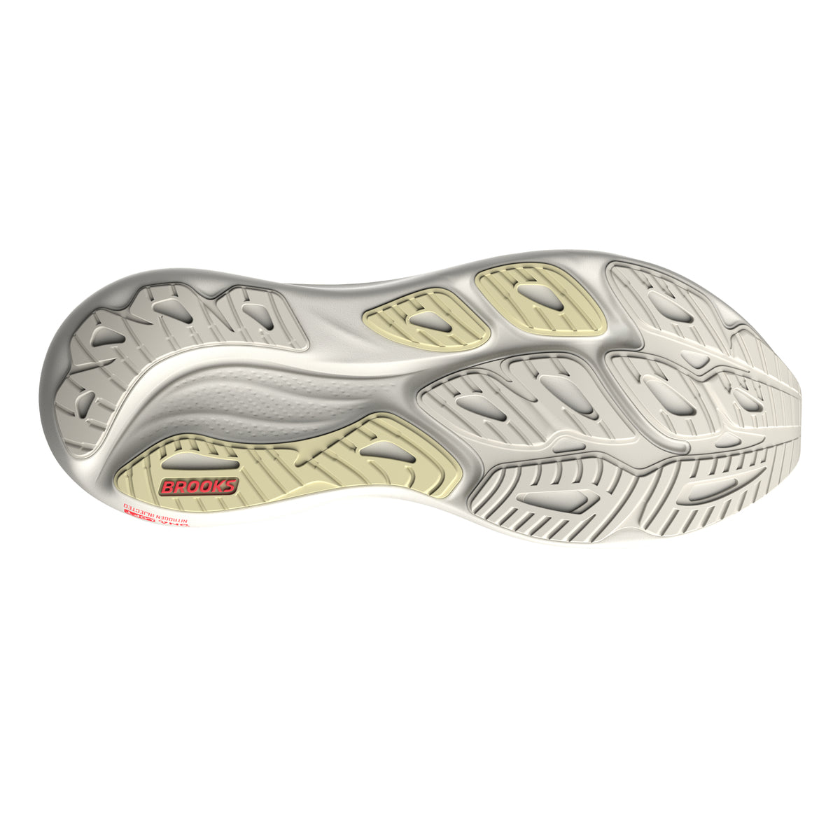 Brooks Women's Adrenaline GTS 26 Tofu/Yellow/FieryCoral