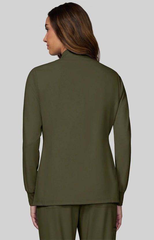 Cureology Geneses Women's 2-Pocket Jacket Olive Green