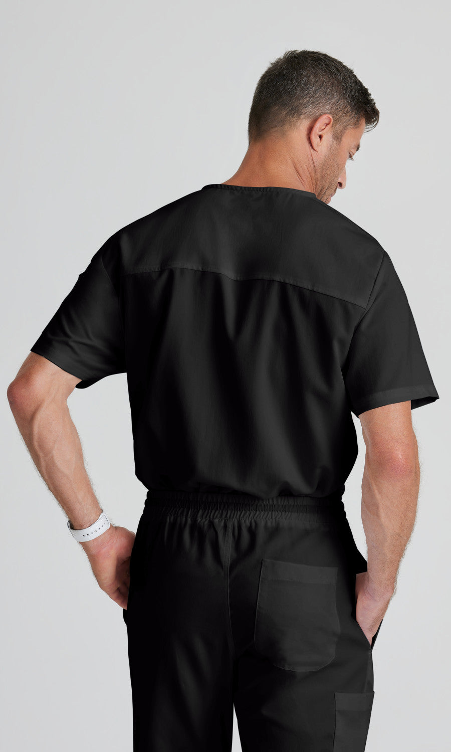 Grey's Anatomy GRT091 Evan Scrub Top Black