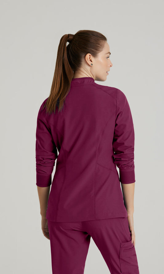 Barco One BOW894 Venture Scrub Jacket Wine