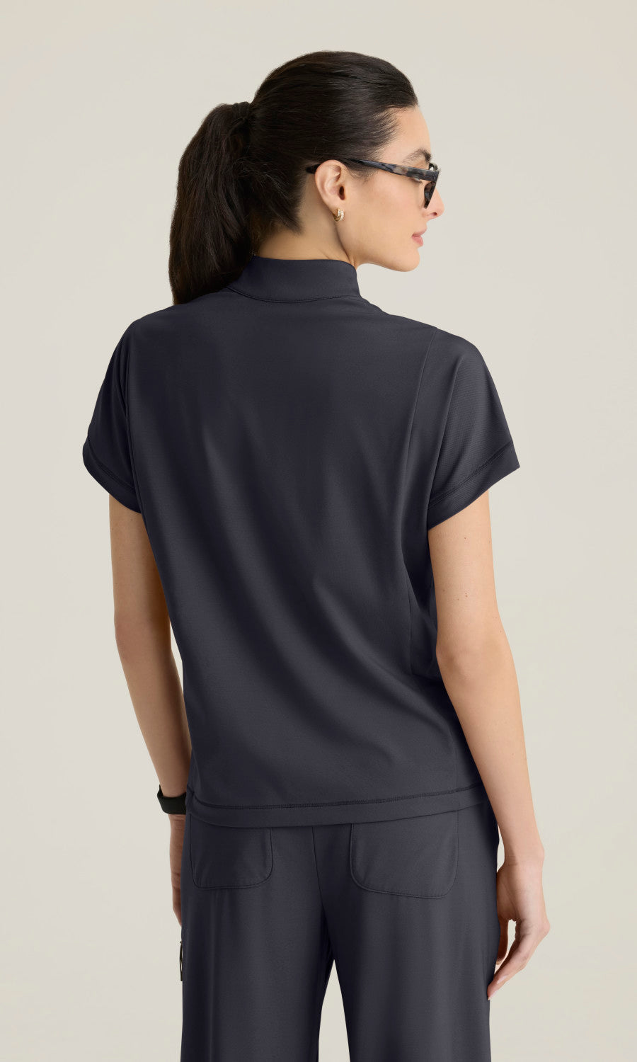 Grey's Anatomy Knits GRST319 Crystal Top Steel - back
