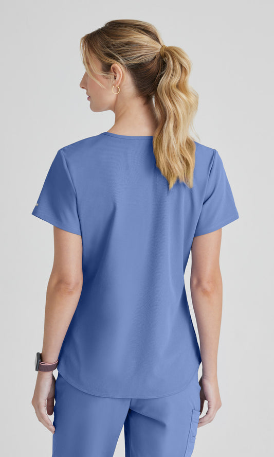 Skechers SK101 Breeze Scrub Top Ciel Blue