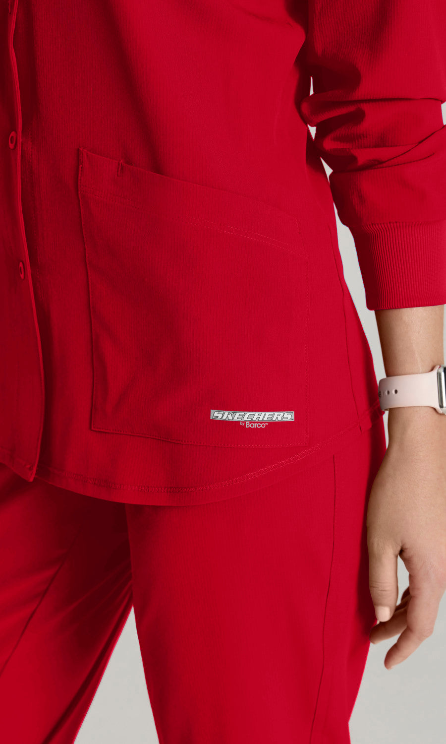 Skechers SK401 Stability Scrub Jacket True Red