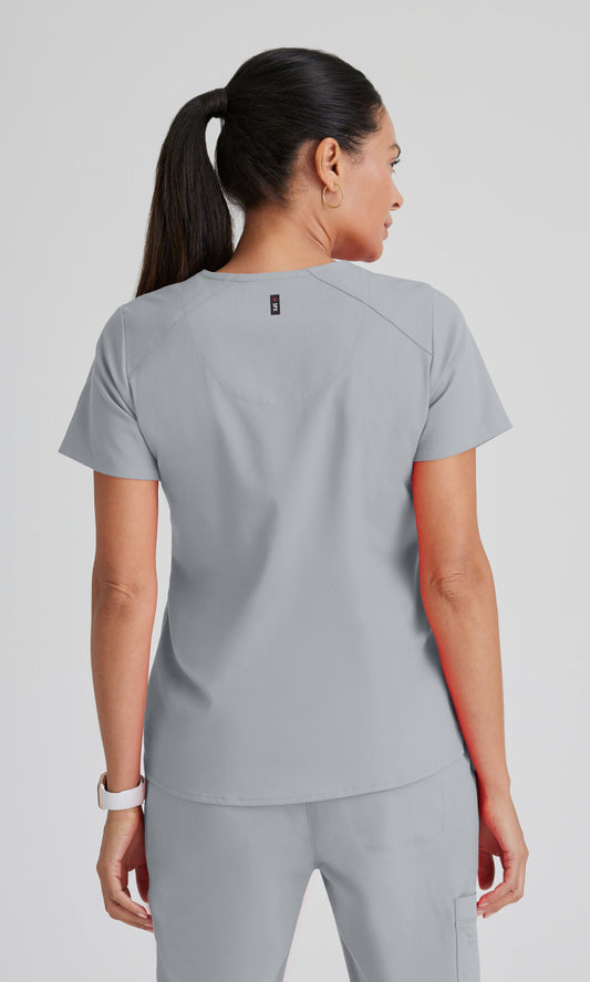 Grey's Anatomy Stretch GRST011 Emma Scrub Top Moonstruck