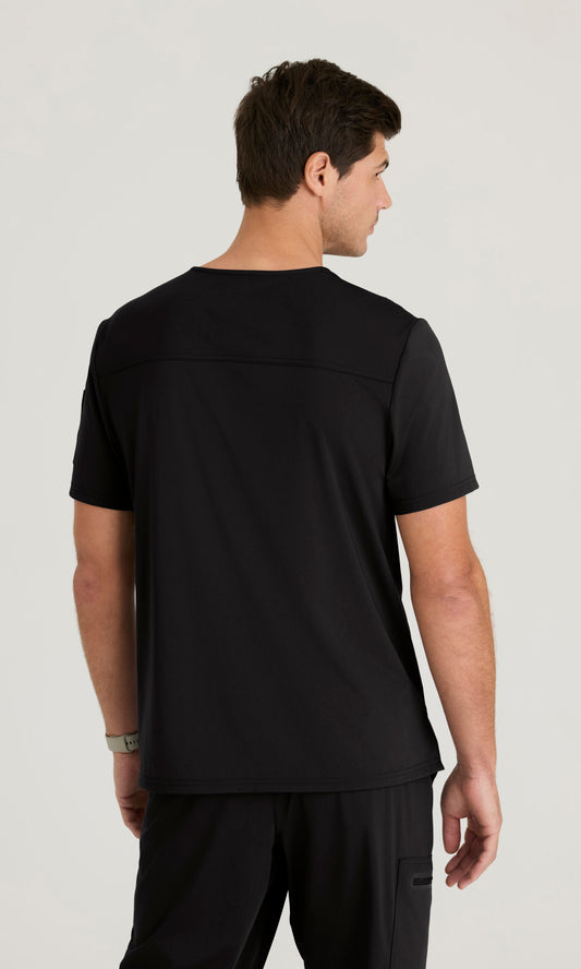 Grey's Anatomy Knit Stretch GRST275 Clarity Top Black