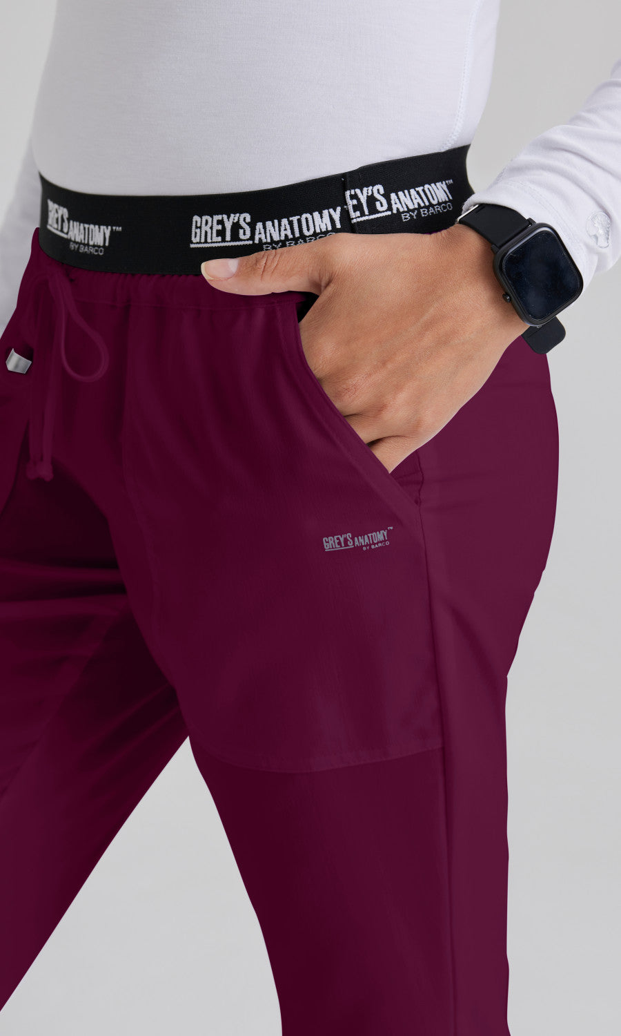 Grey's Anatomy 4275 Aubrey Pant Wine - detail