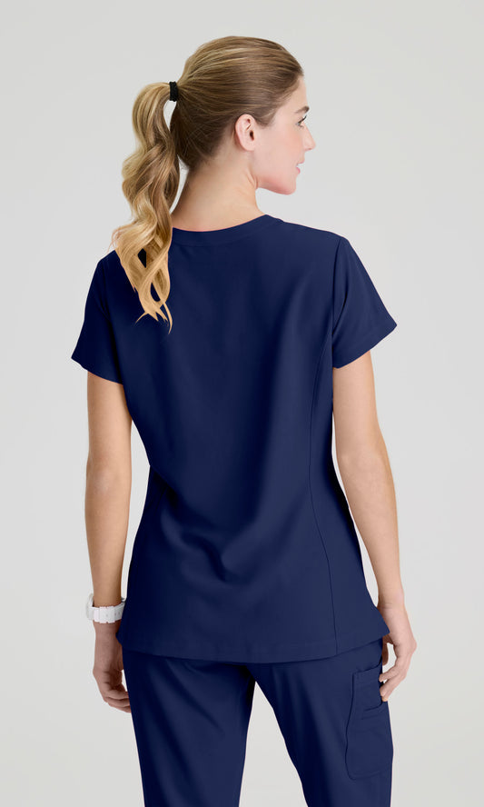 Skechers SKT259 Coast Scrub Top Navy