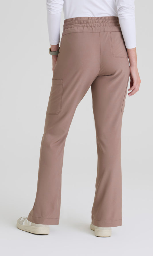 Grey's Anatomy Evolve GSSP729 Women's Sky Pant in Driftwood by Barco Model Image Back