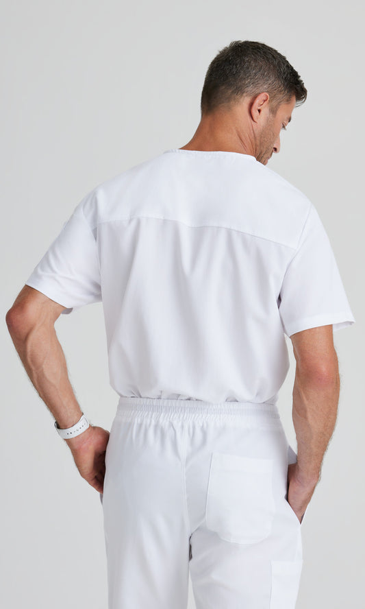 Grey's Anatomy GRT091 Evan Scrub Top White