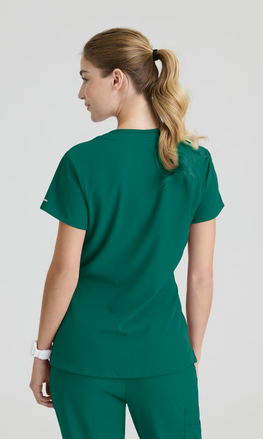Skechers SKT147 Dignity Scrub Top Hunter Green