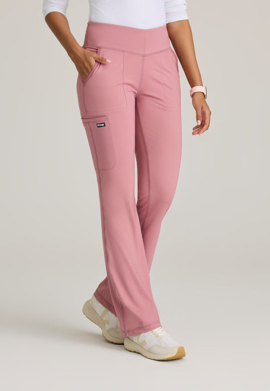 Grey's Anatomy Knits GRSP684 Swift Knit Scrub Pants Canyon Pink