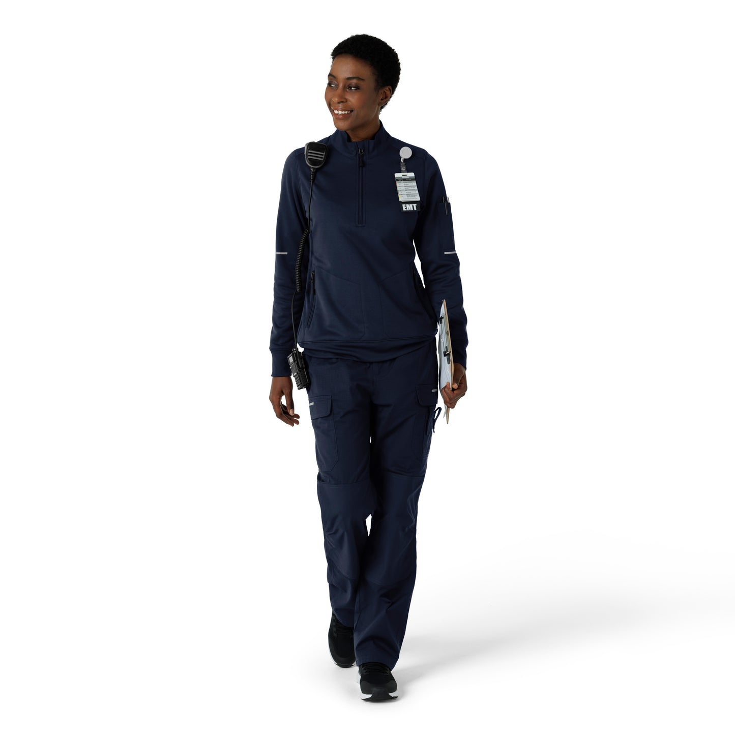 Rugged Flex C82912 Women's Half Zip Dark Navy