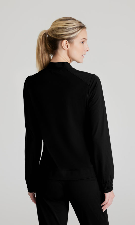 Skechers Slip-Ins Knits SKW919 Contour Knit Scrub Jacket Black