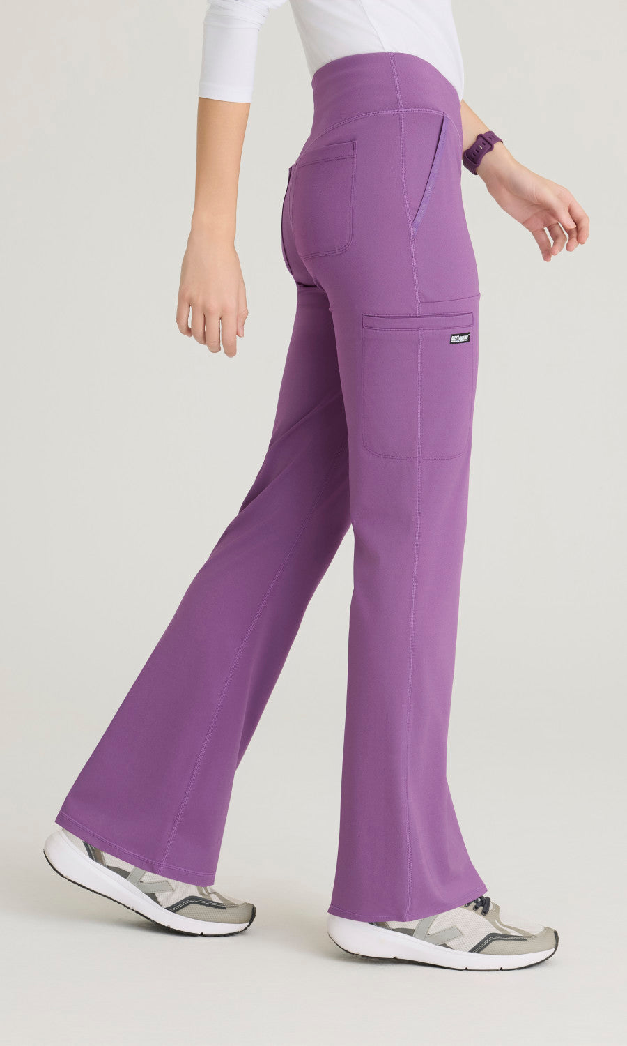 Grey's Anatomy Knit Stretch GRSP684 Swift Knit Pant Imperial Violet