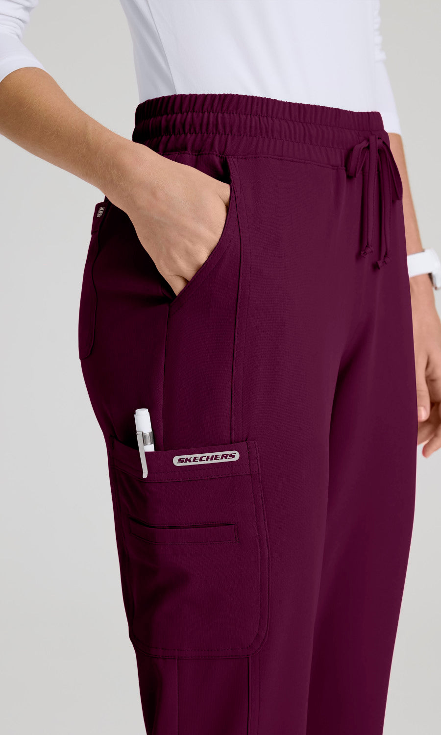 Skechers SKP623 Gamma Scrub Pants Wine