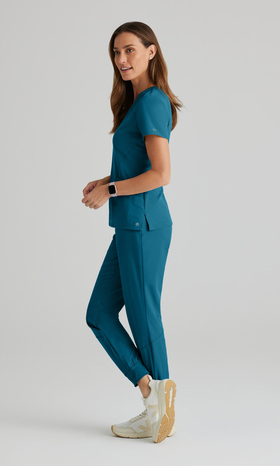 Barco One 5106 Pulse Scrub Top Bahama