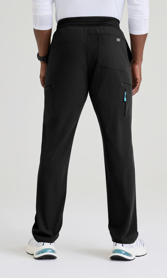 Skechers SKP736 Men's Merit Pant in Black by Barco Model Image Back