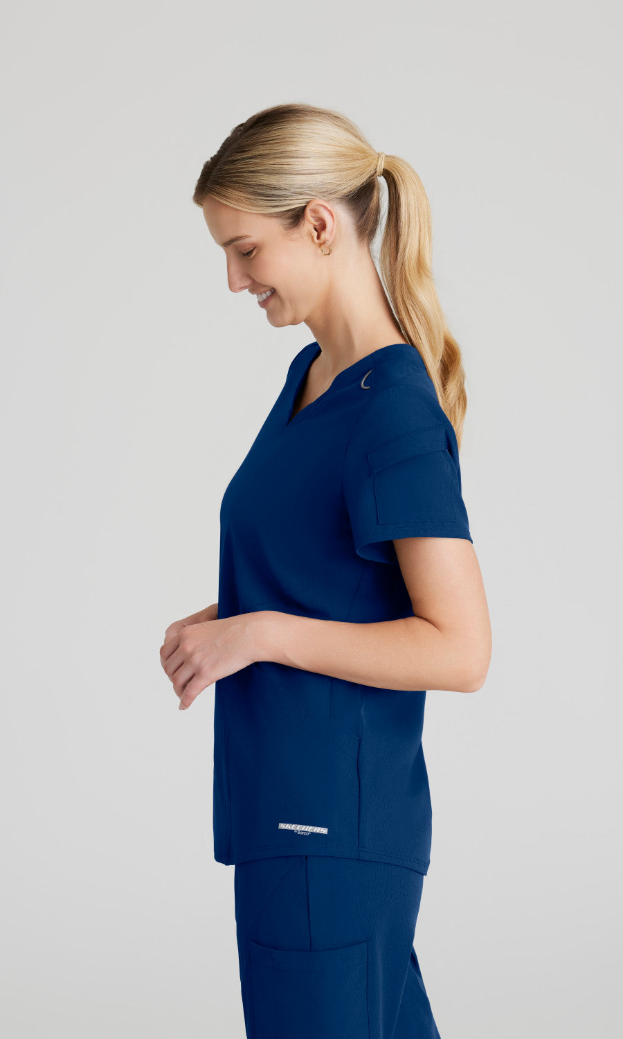 Skechers Vitality SKT225 Aura Scrub Top Navy