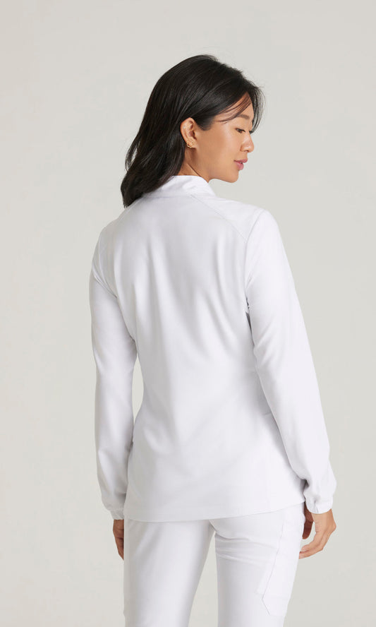Cleveland Clinic Grey's Anatomy Evolve GSSW886 Virtue Scrub Jacket White