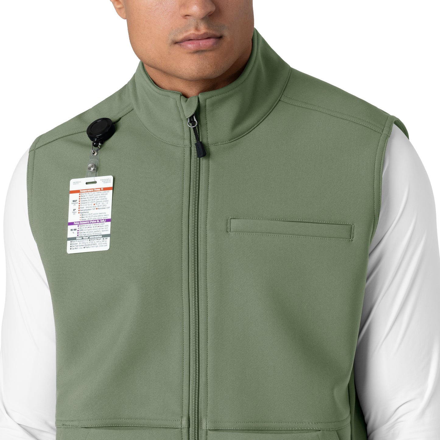 Rugged Flex C82023 Men's Bonded Fleece Vest Olive