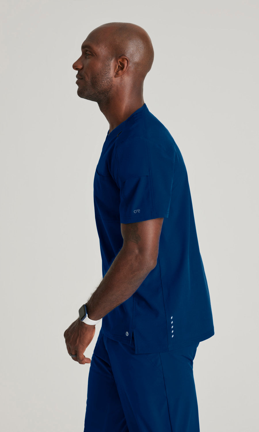 Barco One BOT195 Velocity Scrub Top Indigo