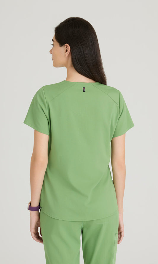 Grey's Anatomy Spandex Stretch GRST011 Emma Top Sweet Basil