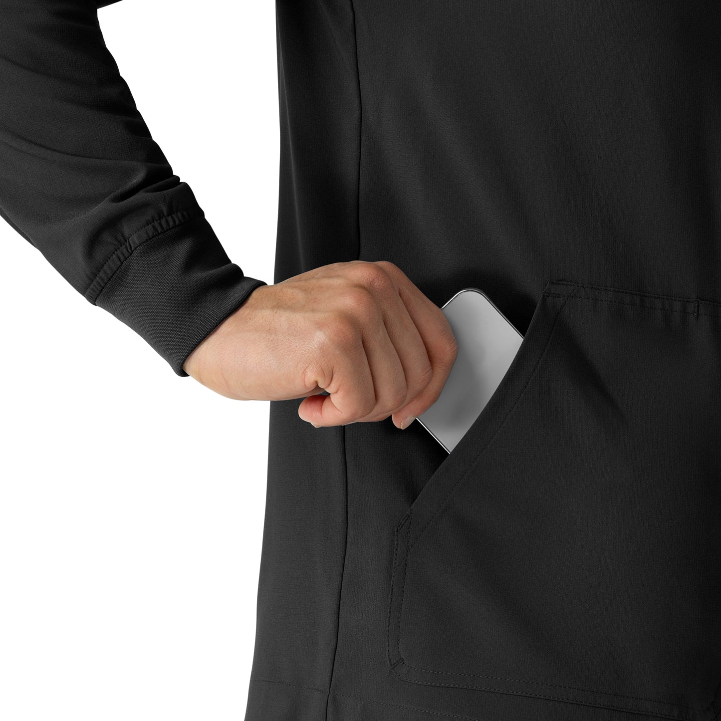 Force Cross-Flex C86310 Men's Lightweight Scrub Jacket Black