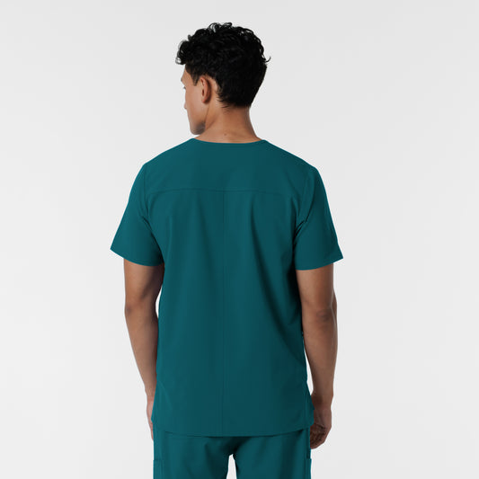 NURTUR 6380 Men's V-Neck Scrub Top Caribbean