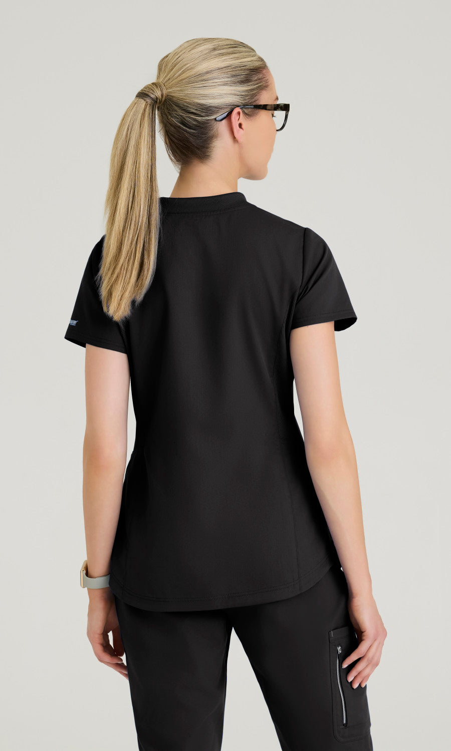 Grey's Anatomy GRT303 Erin Top Black - back