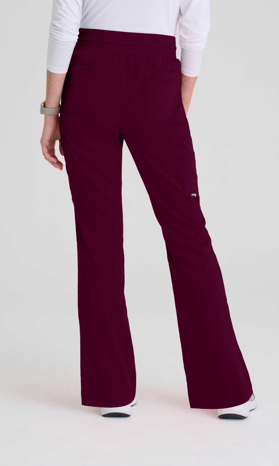 Grey's Anatomy Stretch GRSP722 Kristi Pant Wine - back
