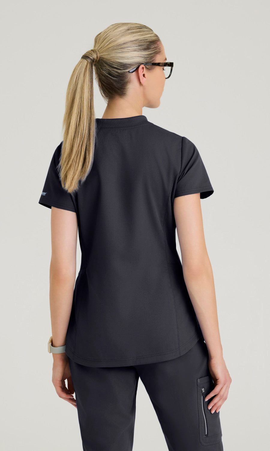 Grey's Anatomy GRT303 Erin Top Steel - back