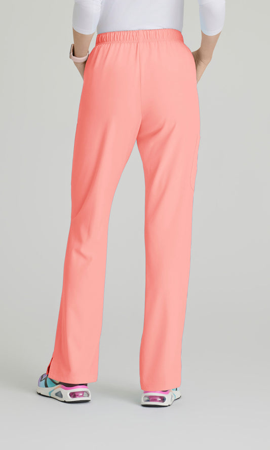 Skechers SK201 Women's Reliance Pant in Coral Fizz by Barco Model Image Back