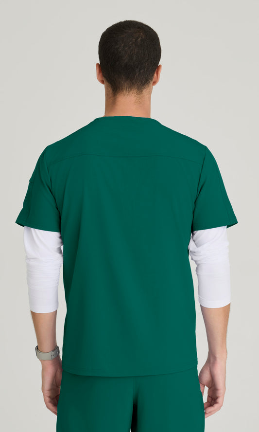 Barco One BOT195 Velocity Scrub Top Hunter Green