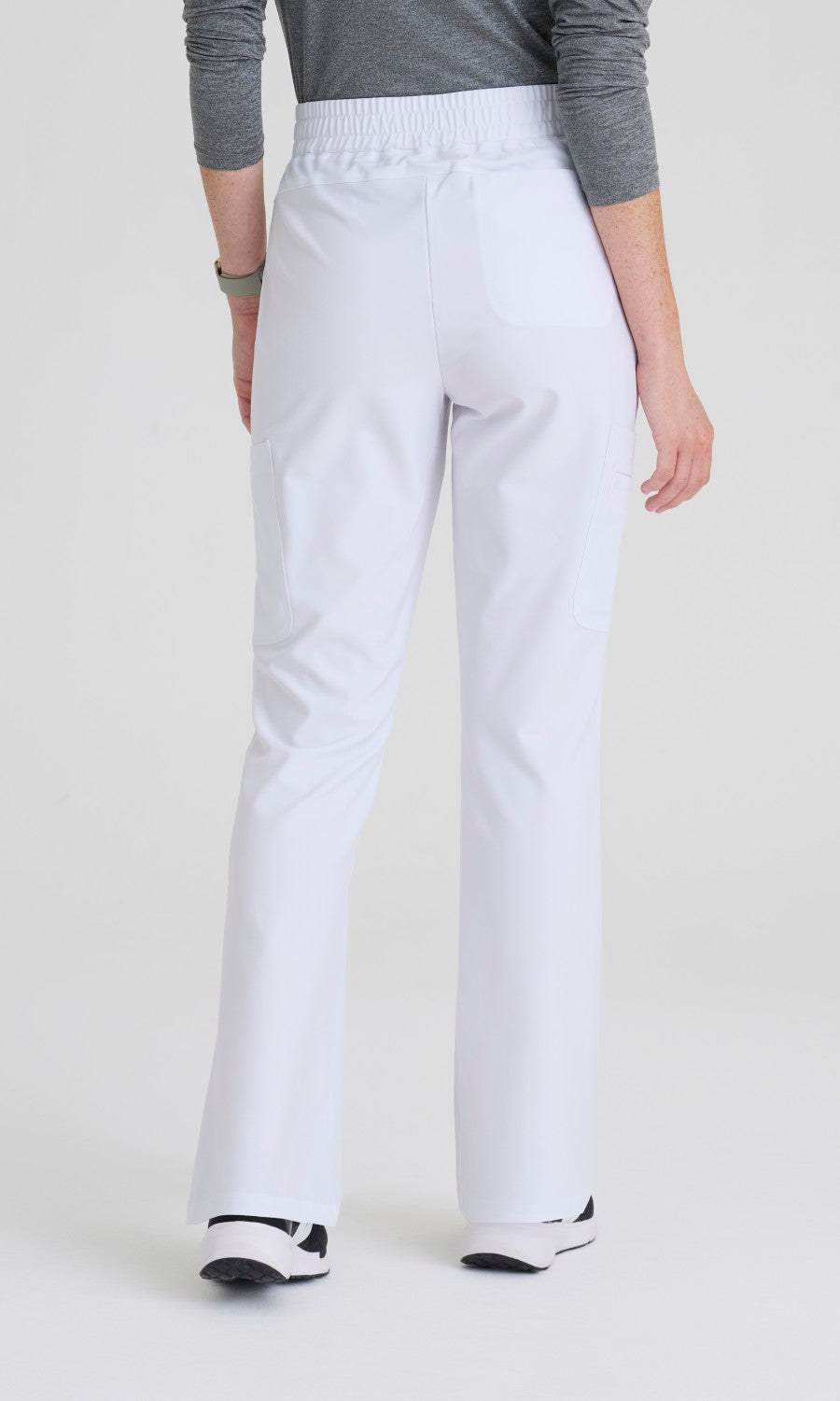 Grey's Anatomy Evolve GSSP729 Women's Sky Pant in White by Barco Model Image Back