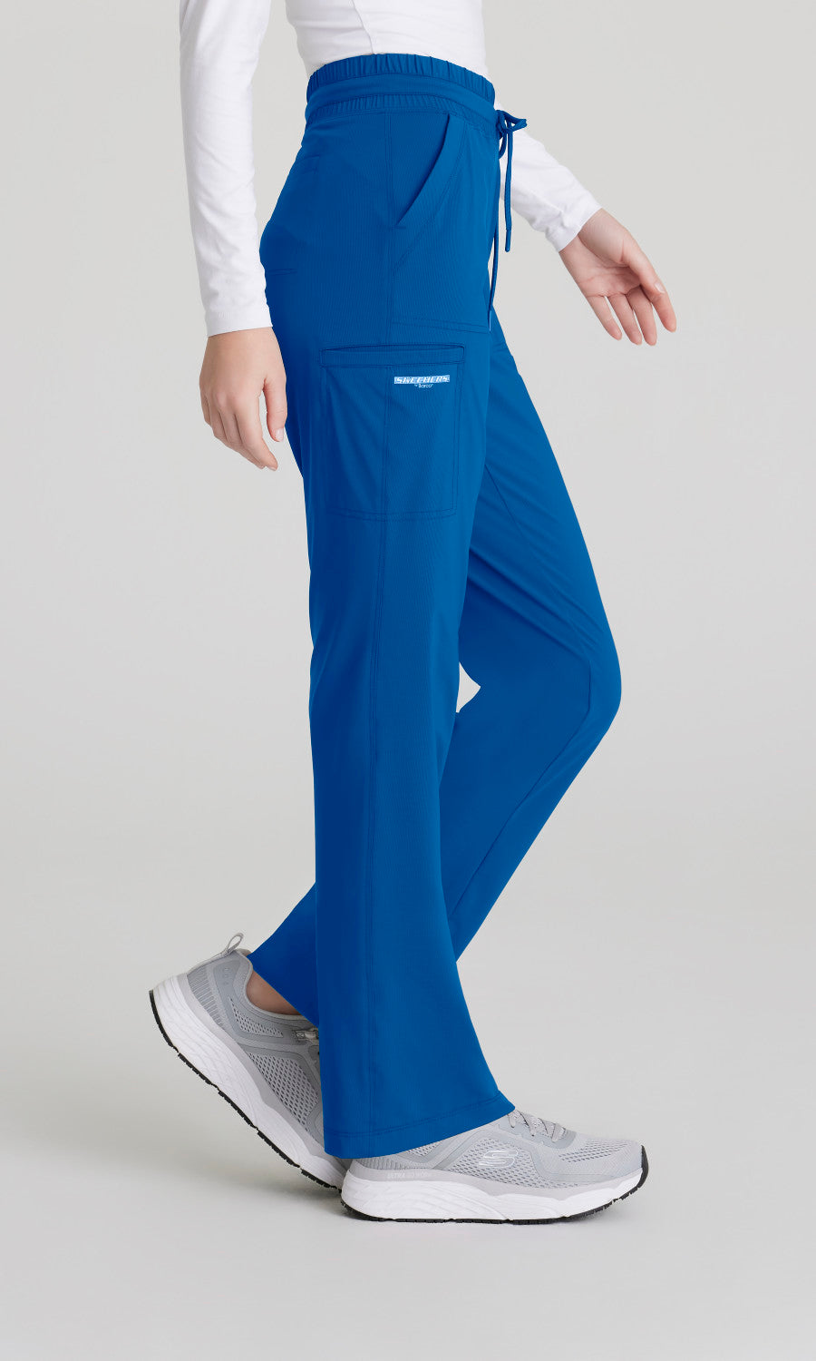 Skechers Slip-Ins Knits SKP668 Reach Knit Scrub Pants New Royal